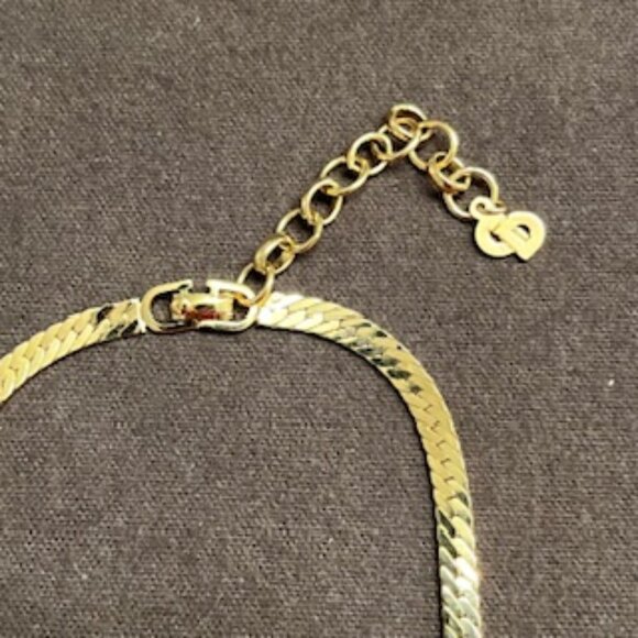 Vintage Christian Dior Faux Pearl rhinestones Necklace - Picture 3 of 4